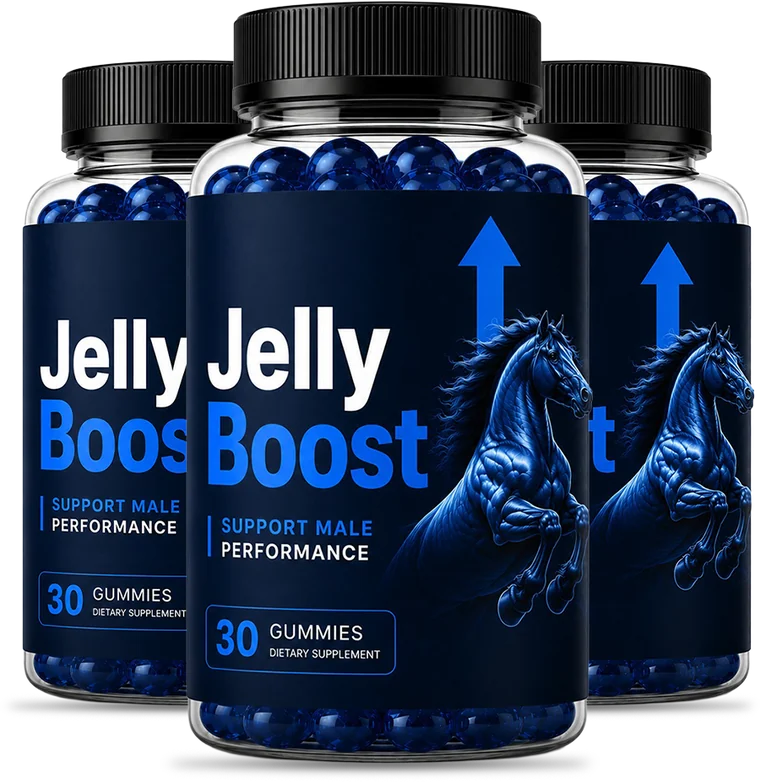 Jelly Boost men's vitality support three-bottle package